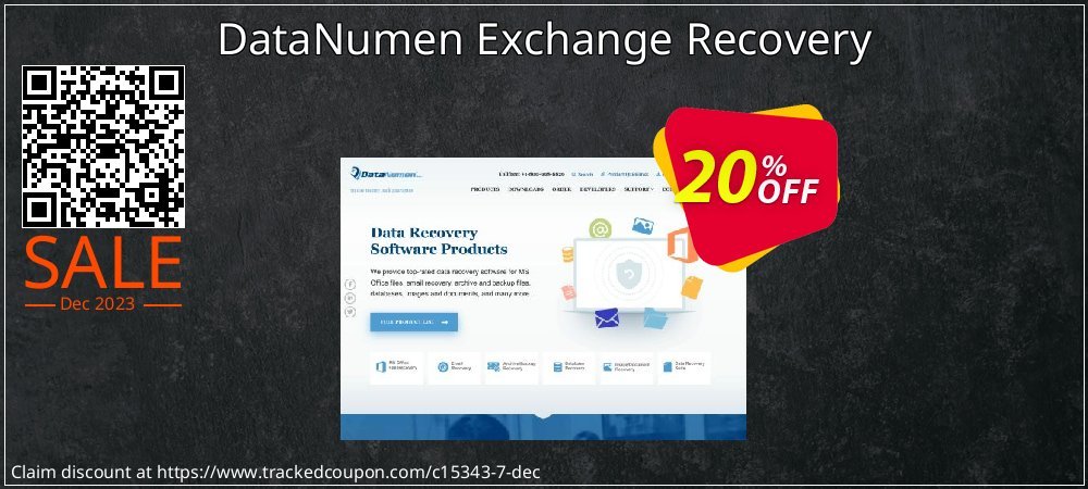 DataNumen Exchange Recovery coupon on Working Day promotions