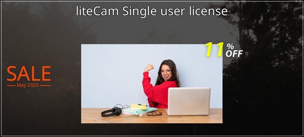 liteCam Single user license coupon on Palm Sunday promotions