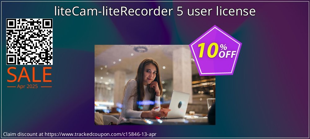 liteCam-liteRecorder 5 user license coupon on Constitution Memorial Day offering discount