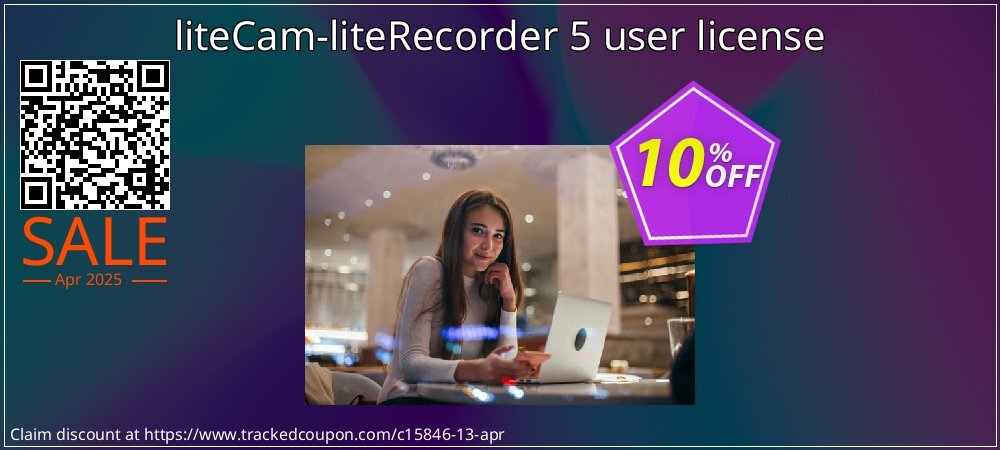 liteCam-liteRecorder 5 user license coupon on Easter Day discount