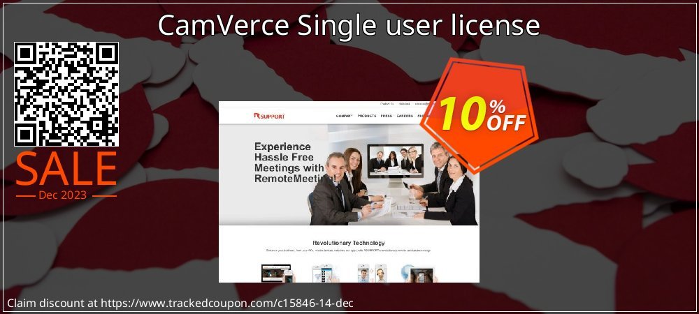 CamVerce Single user license coupon on April Fools' Day discount