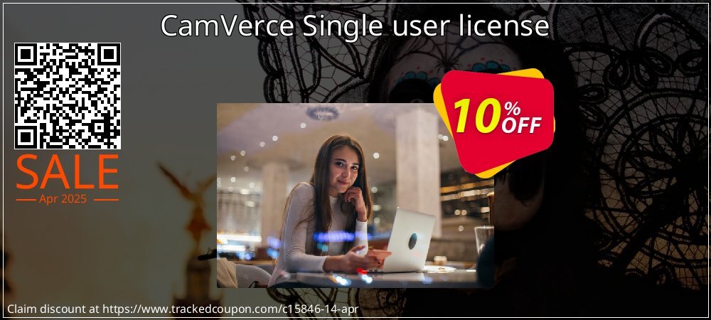 CamVerce Single user license coupon on April Fools' Day discount