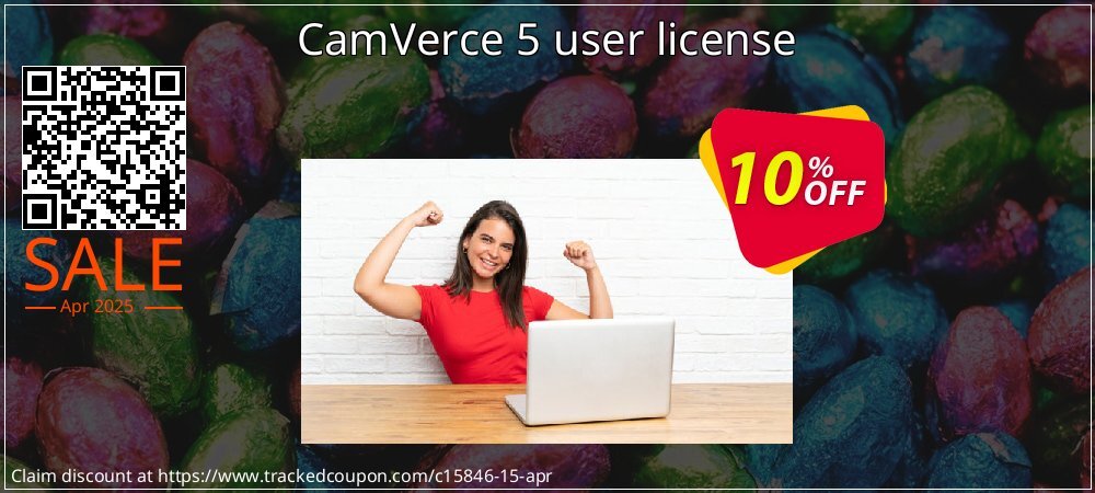 CamVerce 5 user license coupon on Mother Day super sale