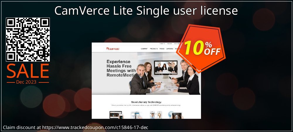 CamVerce Lite Single user license coupon on Working Day promotions