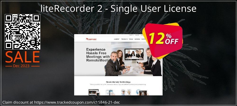 liteRecorder 2 - Single User License coupon on Palm Sunday deals