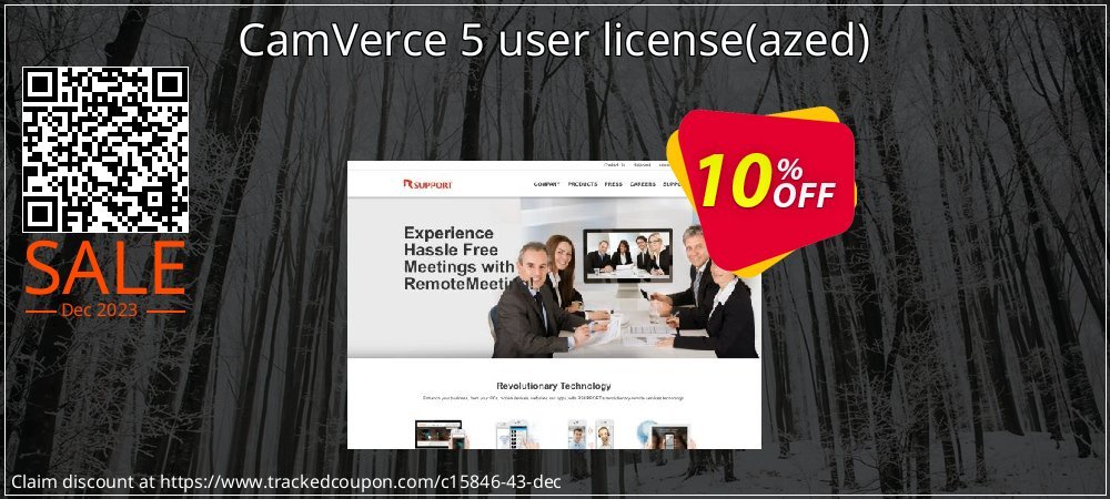 CamVerce 5 user license - azed  coupon on Easter Day super sale