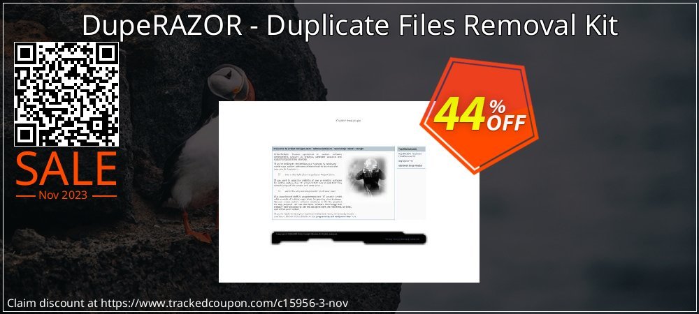 DupeRAZOR - Duplicate Files Removal Kit coupon on Easter Day offering discount