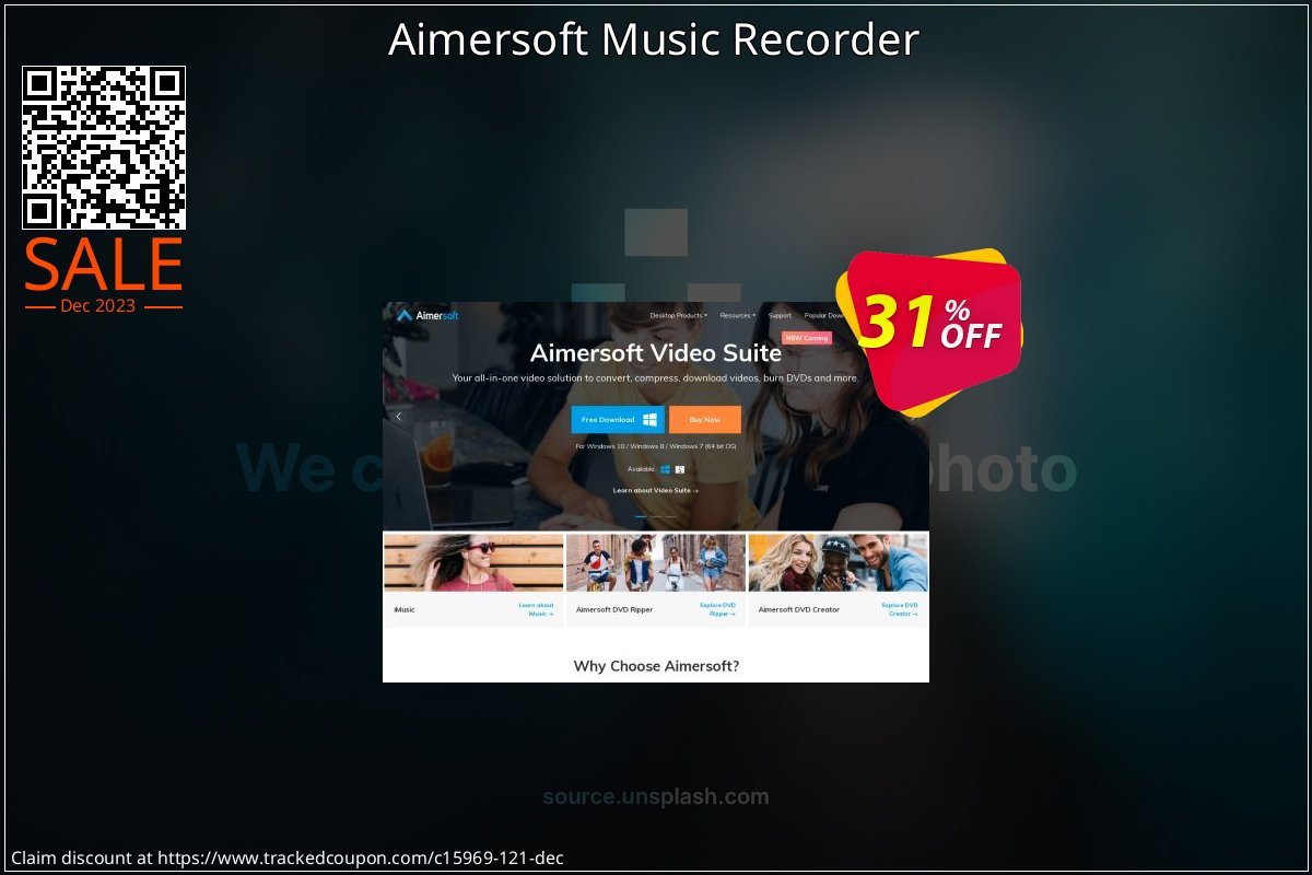 Get 30% OFF Aimersoft Music Recorder offering discount