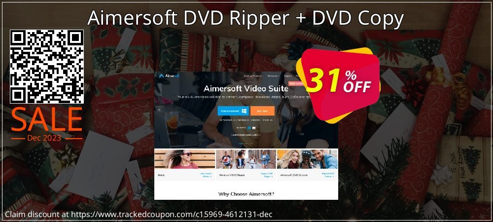 Aimersoft DVD Ripper + DVD Copy coupon on World Whisky Day super sale