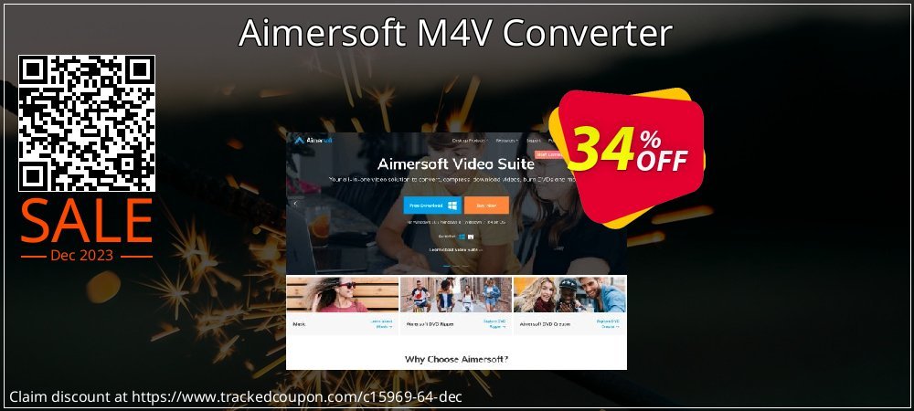 Aimersoft M4V Converter coupon on National Smile Day discounts
