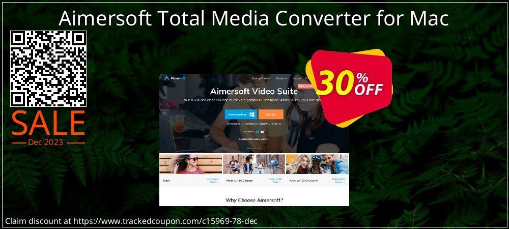 Aimersoft Total Media Converter for Mac coupon on Easter Day offer