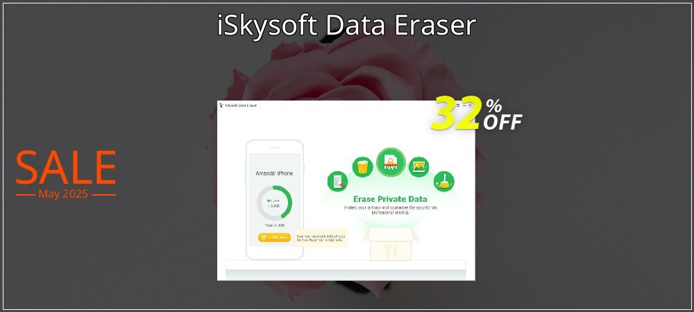 iSkysoft Data Eraser coupon on National Memo Day offer