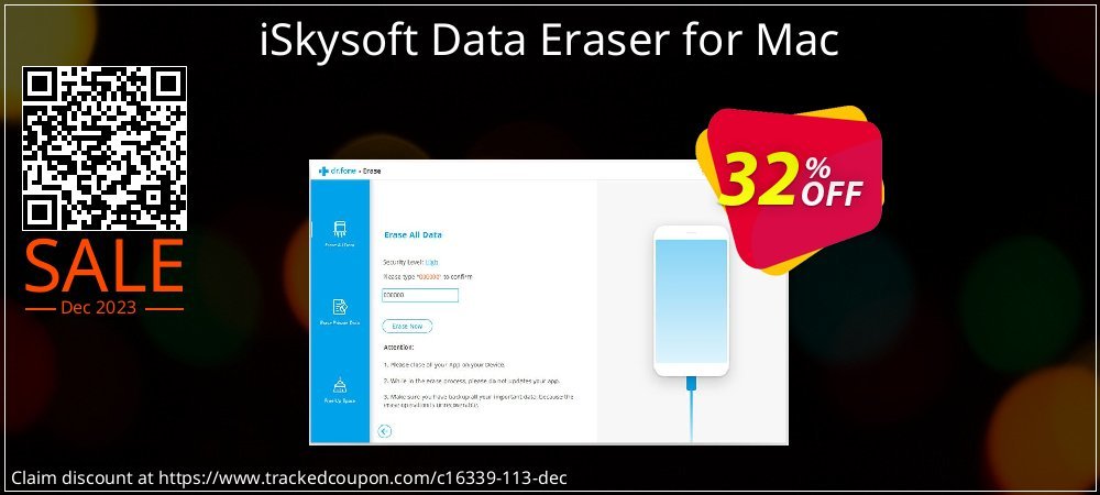 iSkysoft Data Eraser for Mac coupon on Constitution Memorial Day discount