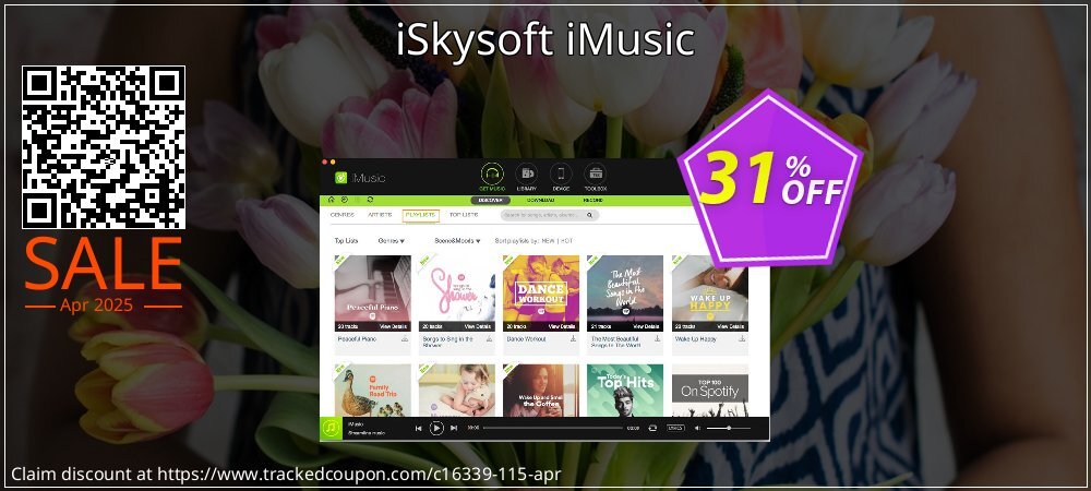 iSkysoft iMusic coupon on National Walking Day offering discount