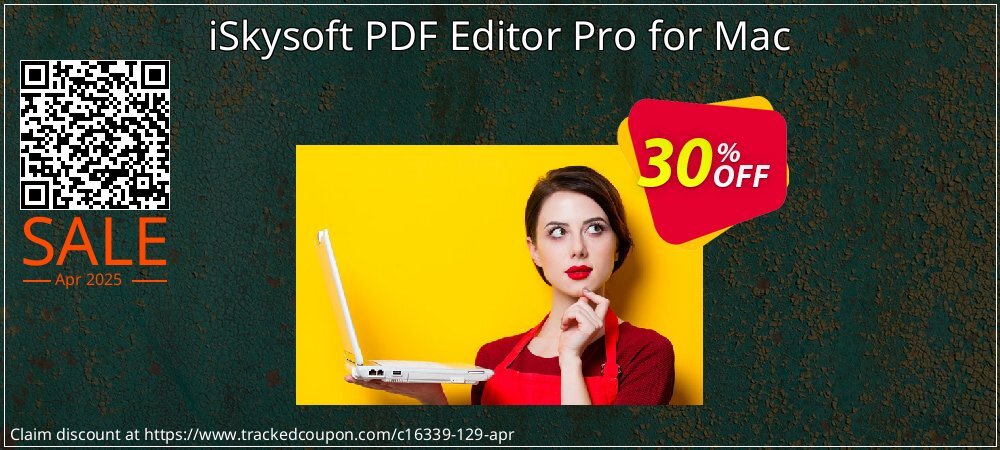 iSkysoft PDF Editor Pro for Mac coupon on National Smile Day deals