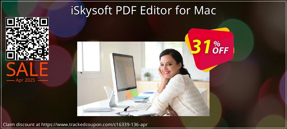 iSkysoft PDF Editor for Mac coupon on World Party Day discounts