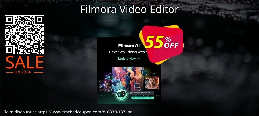 Filmora Video Editor coupon on Father's Day deals