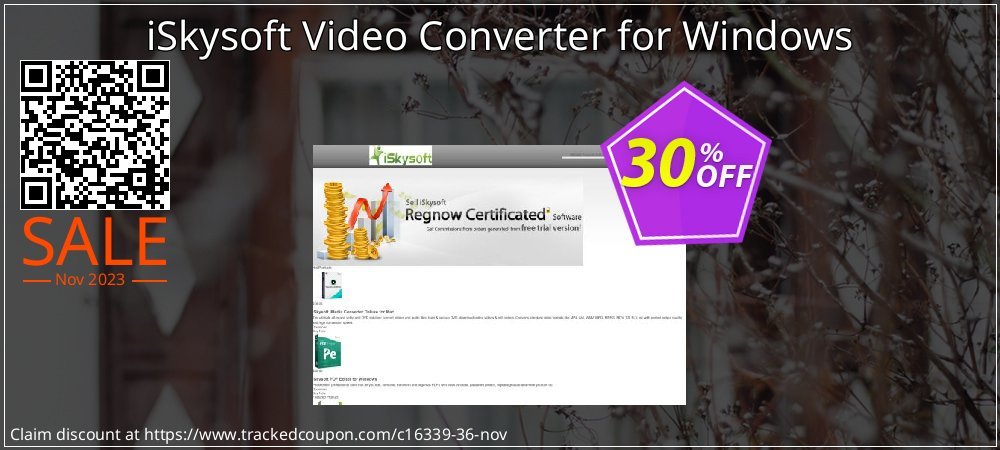 iSkysoft Video Converter for Windows coupon on World Whisky Day discounts