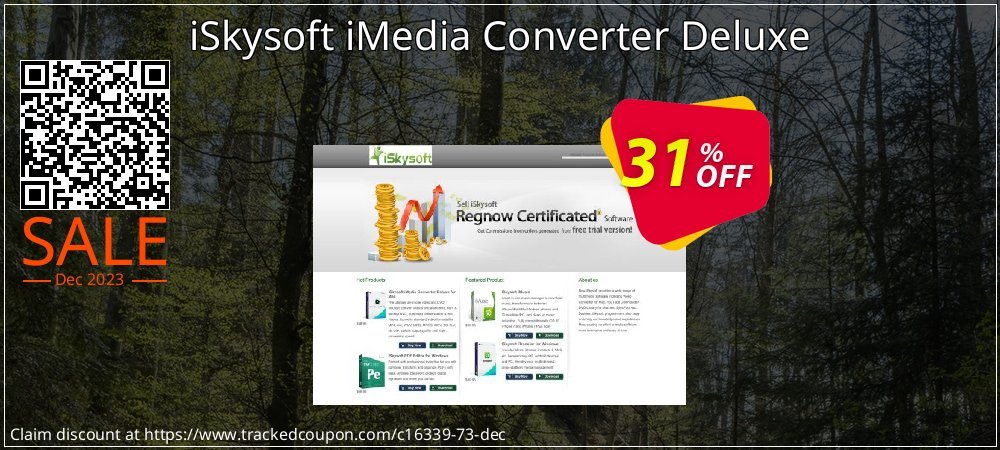 iSkysoft iMedia Converter Deluxe coupon on Easter Day discounts