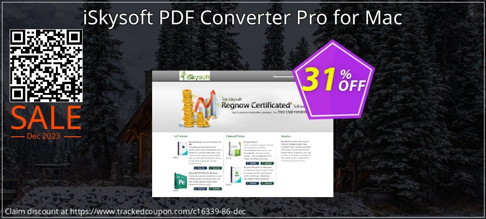 iSkysoft PDF Converter Pro for Mac coupon on World Whisky Day discount