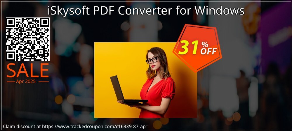 iSkysoft PDF Converter for Windows coupon on National Memo Day offering discount