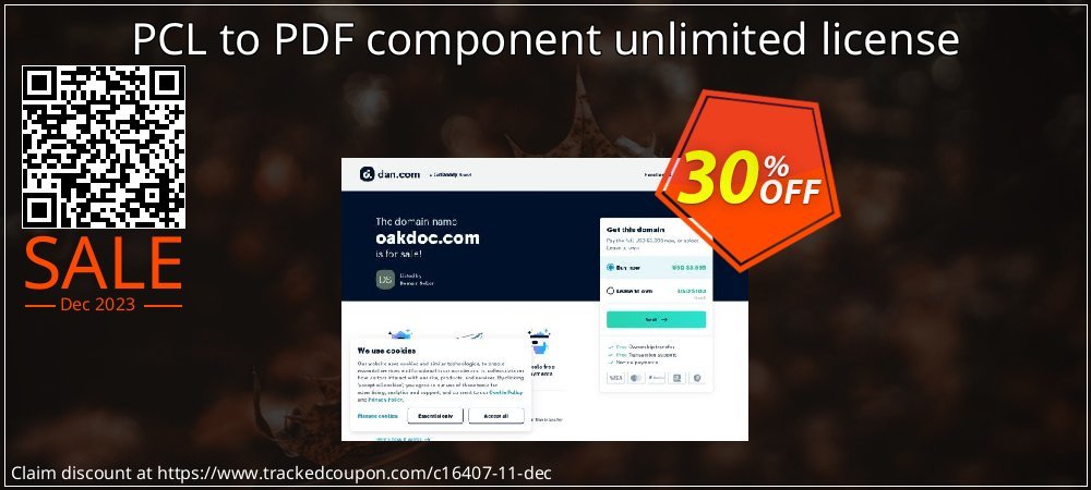 PCL to PDF component unlimited license coupon on Palm Sunday discount
