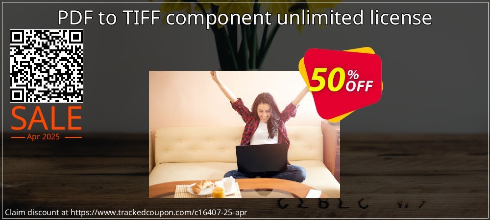 PDF to TIFF component unlimited license coupon on National Walking Day sales