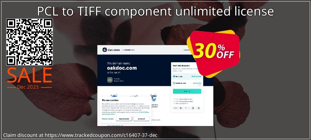 PCL to TIFF component unlimited license coupon on April Fools' Day discount