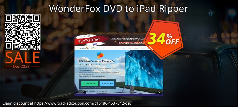 WonderFox DVD to iPad Ripper coupon on Working Day offering discount