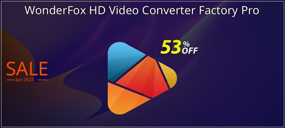 WonderFox HD Video Converter Factory Pro coupon on World Party Day discounts