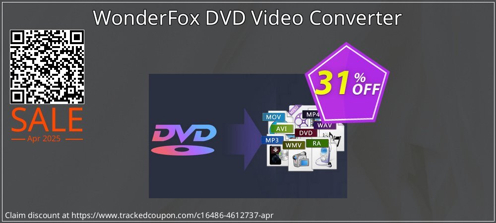 WonderFox DVD Video Converter coupon on Working Day offering discount