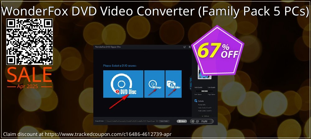WonderFox DVD Video Converter - Family Pack 5 PCs  coupon on World Password Day super sale