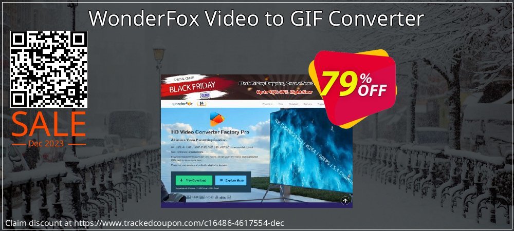 WonderFox Video to GIF Converter coupon on Tell a Lie Day offering sales