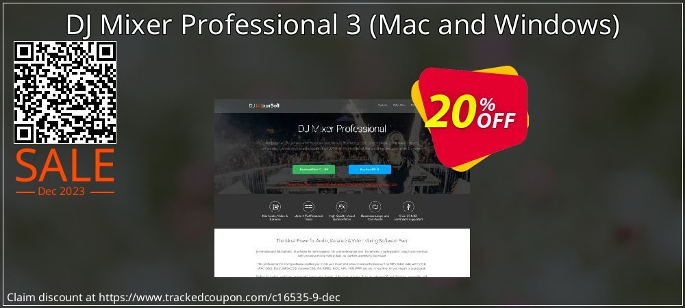 DJ Mixer Professional 3 - Mac and Windows  coupon on Tell a Lie Day offering discount