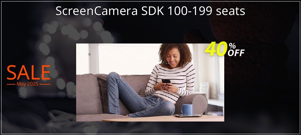 ScreenCamera SDK 100-199 seats coupon on Palm Sunday promotions