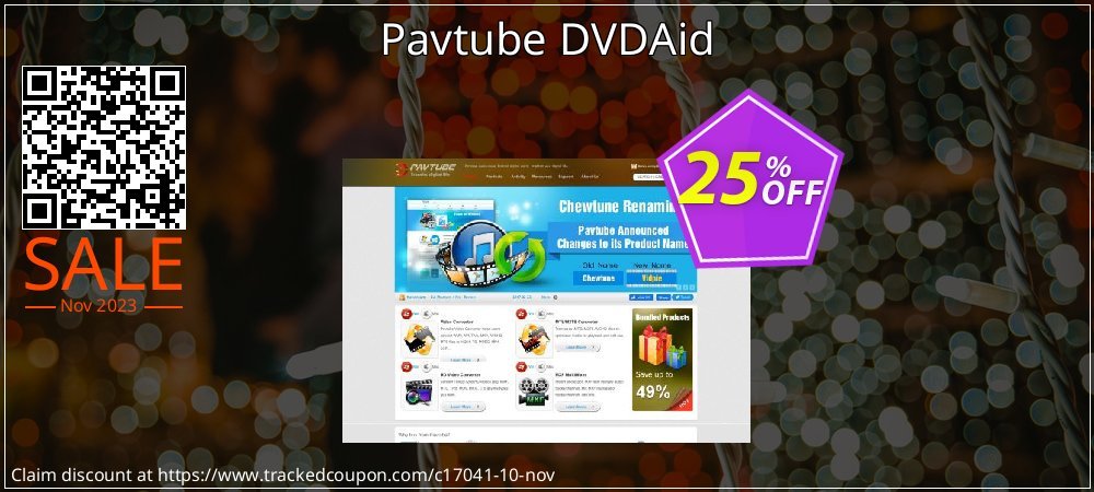 Pavtube DVDAid coupon on National Walking Day discounts