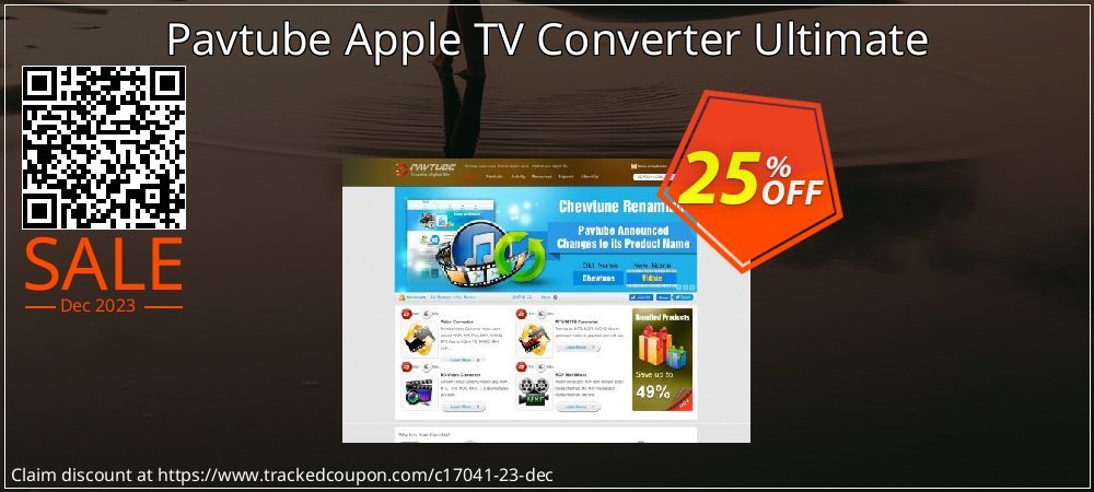 Pavtube Apple TV Converter Ultimate coupon on Virtual Vacation Day deals