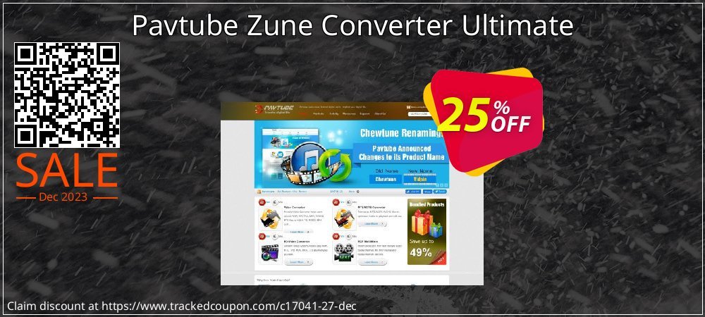 Pavtube Zune Converter Ultimate coupon on April Fools Day offering sales