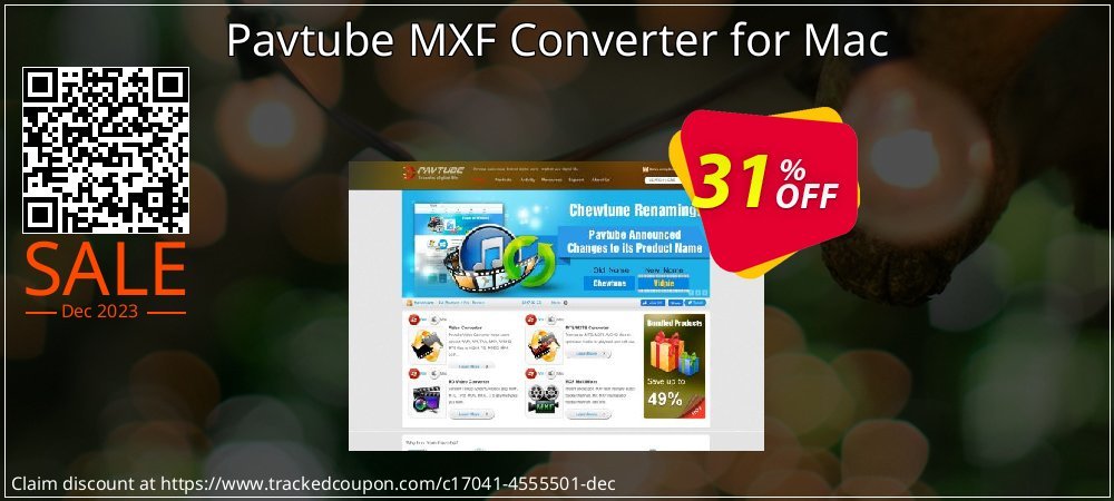 Pavtube MXF Converter for Mac coupon on National Loyalty Day offering sales