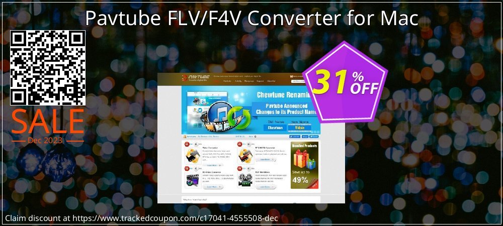 Pavtube FLV/F4V Converter for Mac coupon on Constitution Memorial Day discount