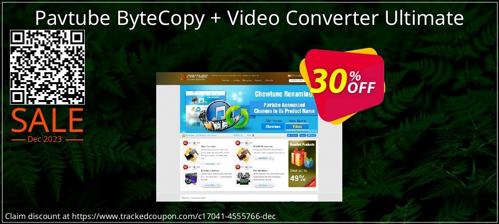 Pavtube ByteCopy + Video Converter Ultimate coupon on World Party Day promotions