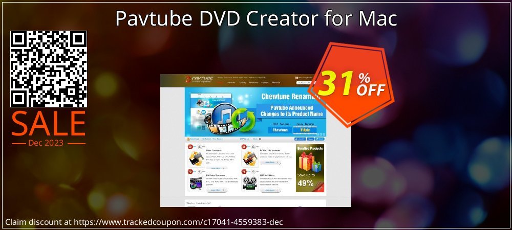 Pavtube DVD Creator for Mac coupon on Easter Day discounts