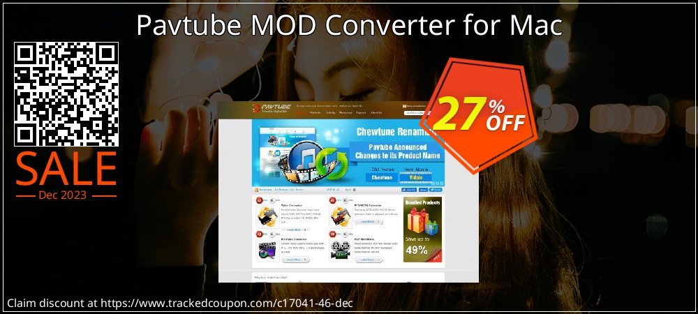 Pavtube MOD Converter for Mac coupon on World Party Day discounts