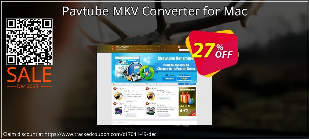 Pavtube MKV Converter for Mac coupon on World Password Day offer