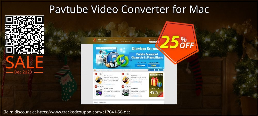 Pavtube Video Converter for Mac coupon on World Backup Day deals