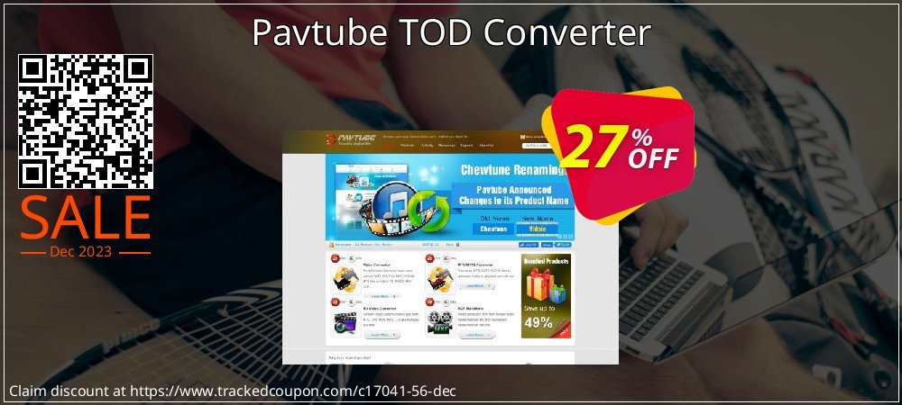 Pavtube TOD Converter coupon on National Loyalty Day sales