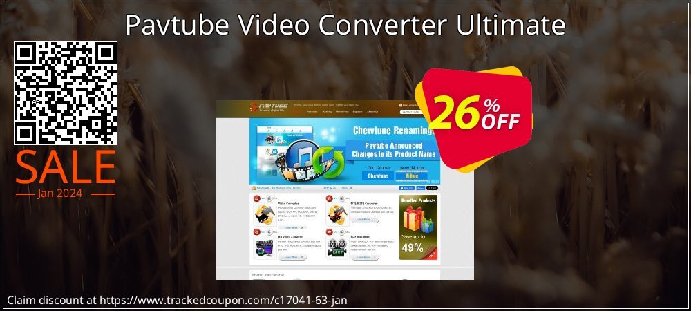 Pavtube Video Converter Ultimate coupon on Constitution Memorial Day discounts