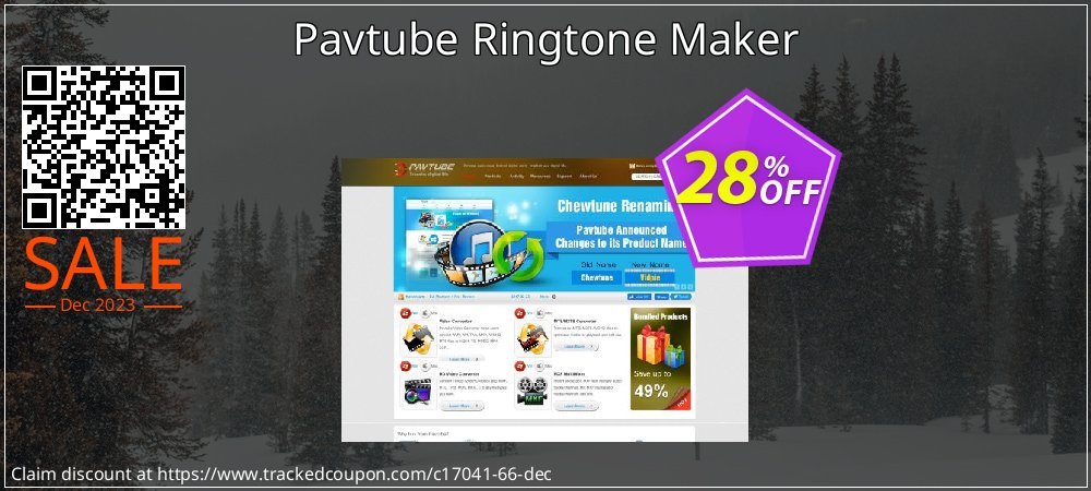 Pavtube Ringtone Maker coupon on National Loyalty Day deals