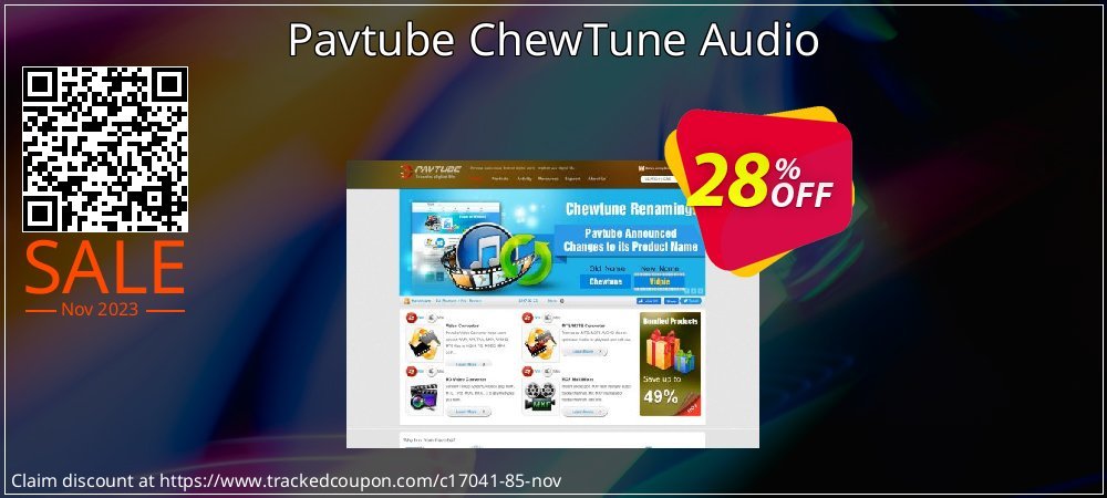 Pavtube ChewTune Audio coupon on National Walking Day deals