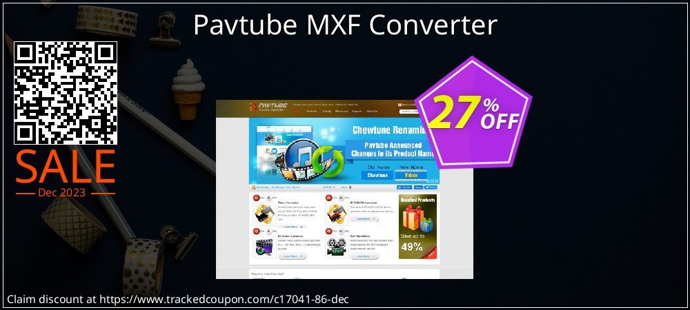 Pavtube MXF Converter coupon on World Party Day offer